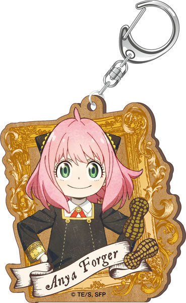 Stella Anya Vintage Series Wood Plate Keychain - Spy x Family