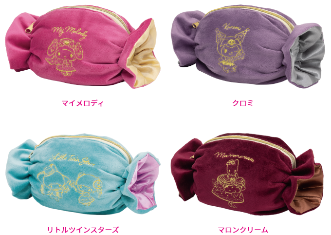 Candy Shaped Velvet Pouch - Sanrio Halloween 2022 Collection - Sanrio ...